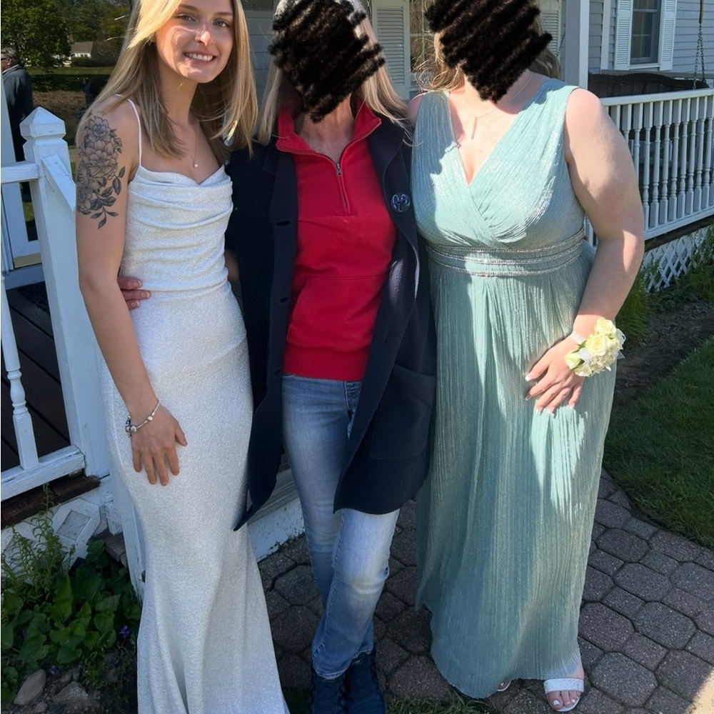 Windsor Sparkly White Prom Dress